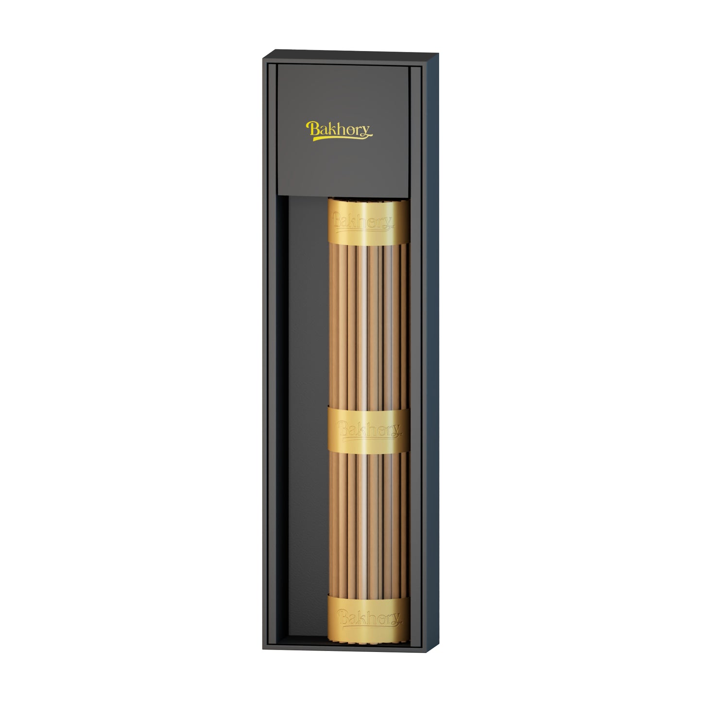 70pcs- Bakhory Oud Incense Sticks 3mm thick (50g) With Copper Incense Burner for Home Decoration