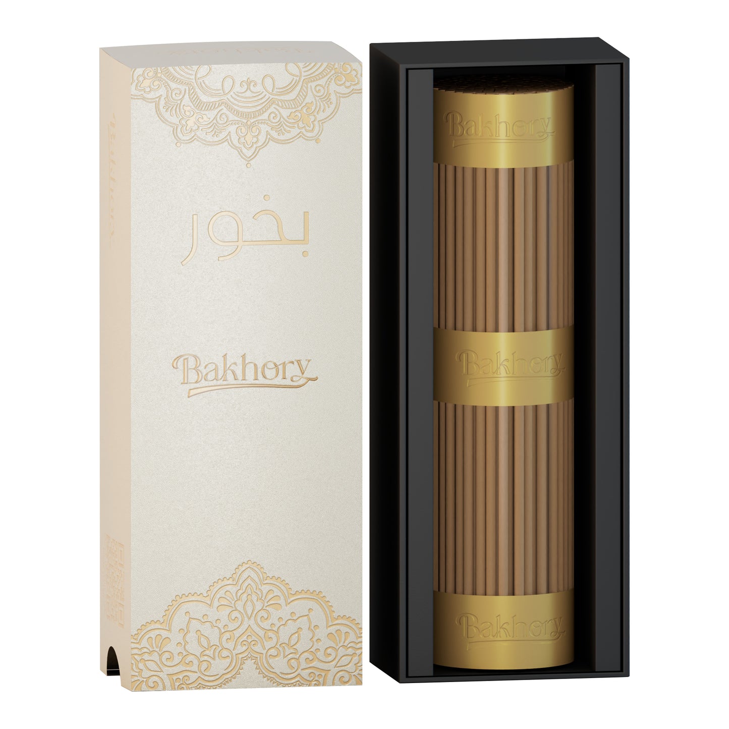 146pcs-Bakhory Cambodian Oud Incense Sticks 3mm for Home Decoration (100g)
