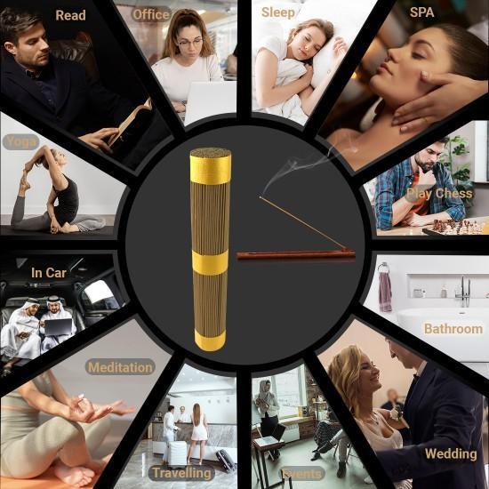 111pcs- Strong Smell Oud Incense Sticks (FREE Incense Burner )