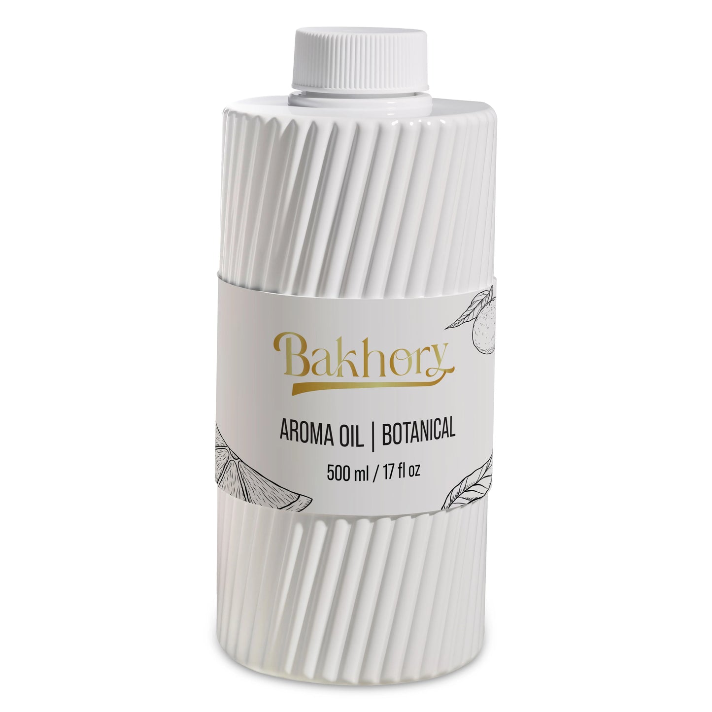 Bakhory Botanical Aroma Oil 500ML – Green Leaf Fragrance with Fresh Citrus, Floral & Woody Notes for Home & Office