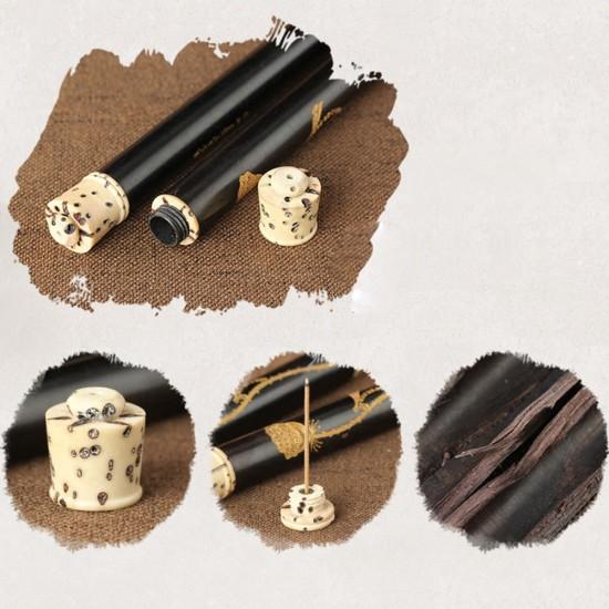 15pcs- Bakhory Oud Incense Sticks 2mm with incense holder 3 In 1 Gift Set
