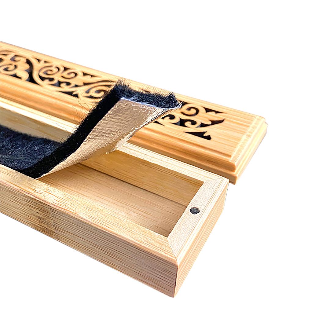 Bakhory Wooden Incense Stick Burner Holder Box in 5 Elegant Patterns for Home, Office