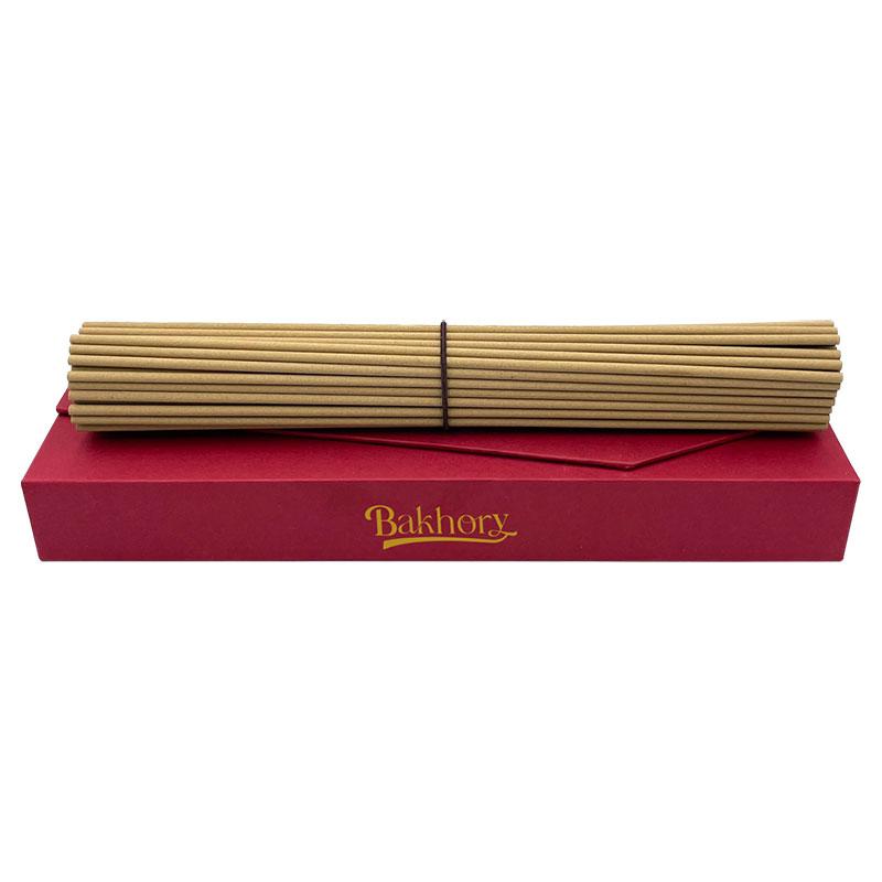 76pcs- Bakhory Cambodian Oud Incense Sticks 3mm for Home Decoration (70gm)