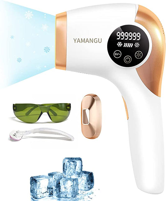 Hair Removal Machine At Home With 999k Flashes On Face, Armpit, Legs, Bikini Line, Body – Yamangu