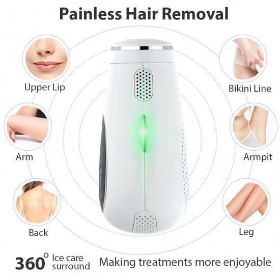 BoSidin Facial & Body Painless Permanent Hair Removal Machine For Women & Men