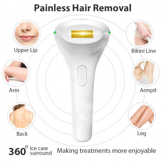 BoSidin Permanent Hair Removal Device, Painless Epilator For Women & Men – Body And Face