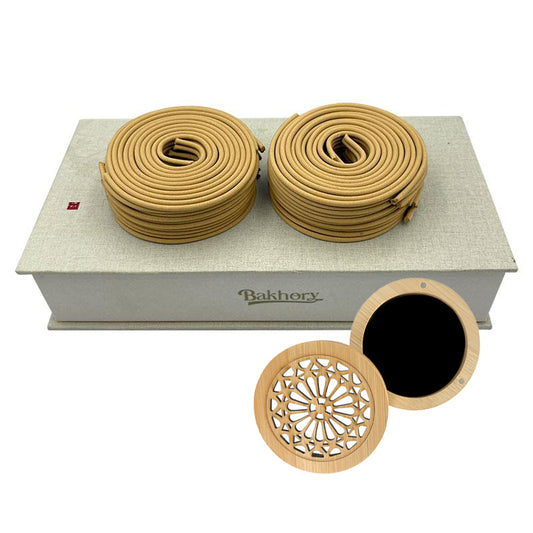 Bakhory Cambodian 40 pcs Round Oud Incense Sticks  (each incense for 4hr)