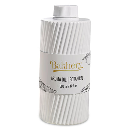 Bakhory Botanical Aroma Oil 500ML – Green Leaf Fragrance with Fresh Citrus, Floral & Woody Notes for Home & Office