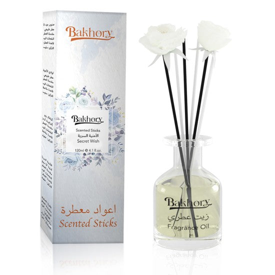 Bakhory Premium Reed Diffuser Set |Secret Wish Scented Diffuser