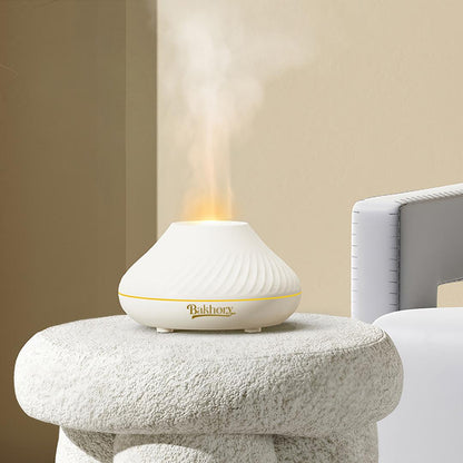 Bakhory Essential Oil Diffuser, Air Humidifier, Aromatherapy Diffuser with 7 LED Night Lights for Home, Office (White, Black)