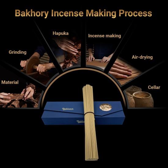 271pcs- Bakhory Oud Incense Sticks Cambodian Made 1.4mm (60g) For Home and office